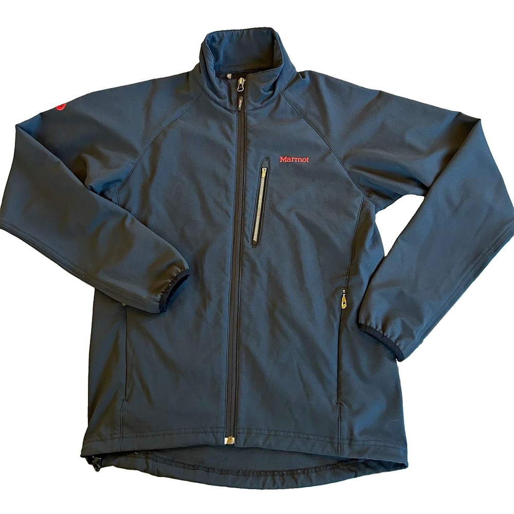 Marmot Men's Gray Softshell Jacket Full Zip Regular Fit Size S  Gorpcore hiking